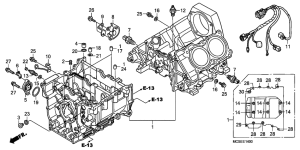 ST1300 Картер двигателя