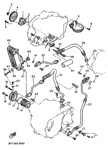 XT500Z Масляный насос