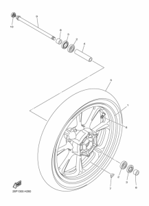 XVS950A Переднее колесо