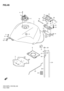 GSX1300R Tank fuel