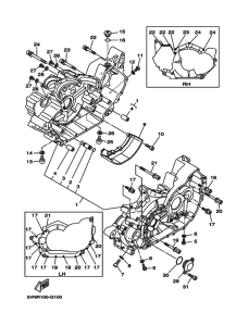XV1700AS Картер двигателя