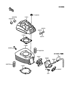 KMX80 Цилиндр и головка цилиндров