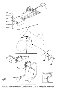 TZ250F Электрика