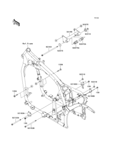 VN900 Крепление двигателя