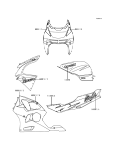 ZX600 Наклейки