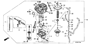 CB250 Карбюратор
