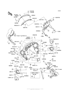 VN1700 Cowling (Inner)