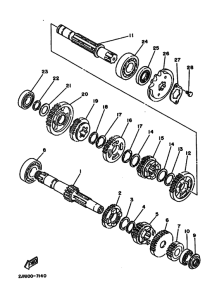 BW350 BW350U Трансмиссия