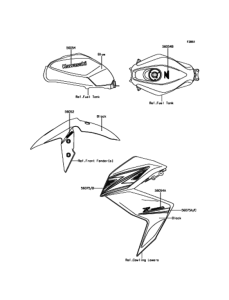 ER250 デカール(ブルー)(DFF)