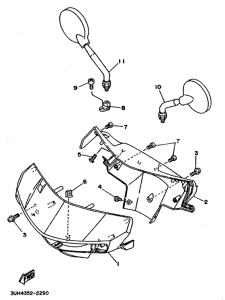 XC150 Обтекатель 1