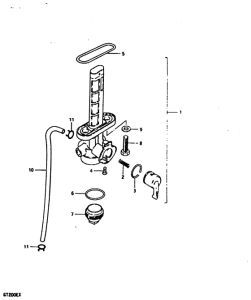 GT200 Топливный кран