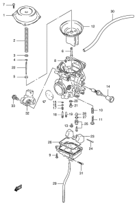 DF125 Carburetor assy