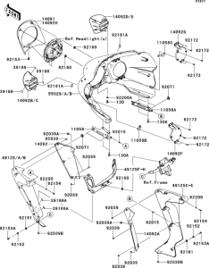VN1700 Cowling(1 / 2)(outer)