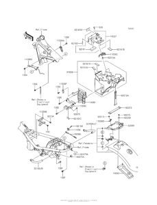 EJ800 Рама ,крепежные детали