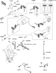  Замок зажигания