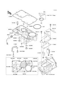 ZX1200 Поддон картера