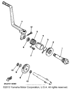 YSR50W Стартер