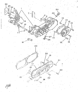 CW50RS Картер двигателя