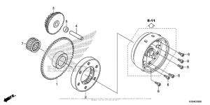 MSX125 Муфта стартера
