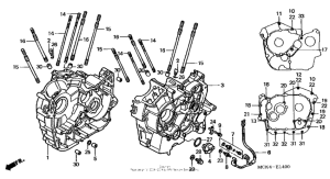 VT1100C2 Картер двигателя
