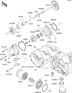 ZR750 Масляный насос