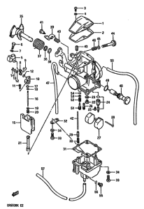 DR600 Carburetor assy