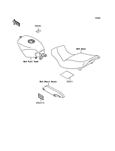 EX250 Наклейки