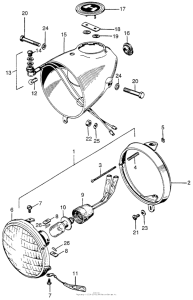 Z50A Headlight + headlight case