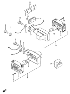 GS125 Поворотники