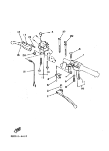 SRX250F ﾊﾝﾄﾞﾙｽｲﾂﾁ. ﾚﾊﾞｰ