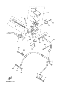 TDM900 Главный тормозной цилиндр