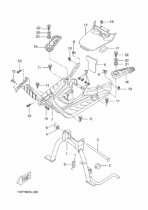 CW50E Support & repose pied