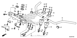 VT750CS (ABS) Handlebar (1)