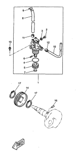 CW50RS Масляный насос