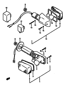 GSX750 Поворотники