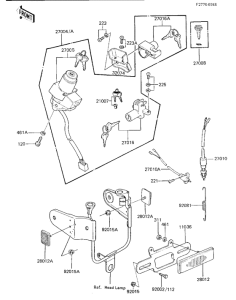 KZ250 Замок зажикания