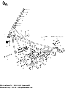 KZ1000 Frame / frame fittings