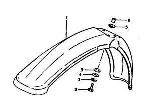 TS125 Переднее крыло