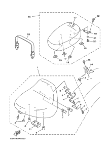 XVS650A Сиденье
