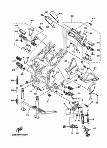 XT1200Z Stand & footrest