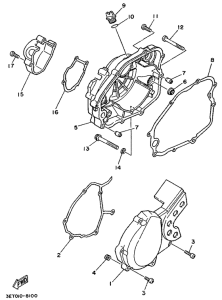  Крышка картера двигателя