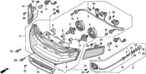 GL1500A Headlight 98