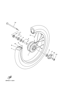 T105SE Переднее колесо