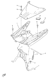 CW50RS Stand. footrest
