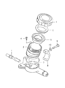 GS550 Передний тормозной цилиндр