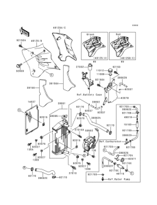 KL650 Radiator(1 / 2)(kl650-c1)