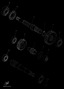 YP125E YP125R Трансмиссия