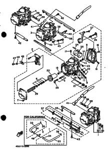 XJ600S XJ600SG Carburetor assy