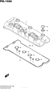 GSX-R1000 Крышка головки цилиндров