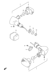 XF650 Поворотники